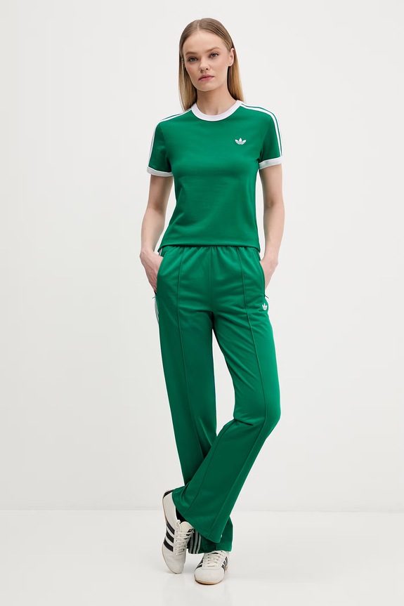 adidas Originals pantaloni de trening de damă KD3649 verde SS26