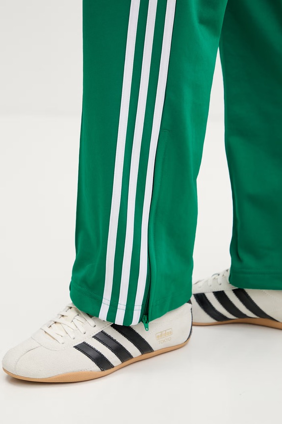 adidas Originals pantaloni de trening de damă verde KD3649