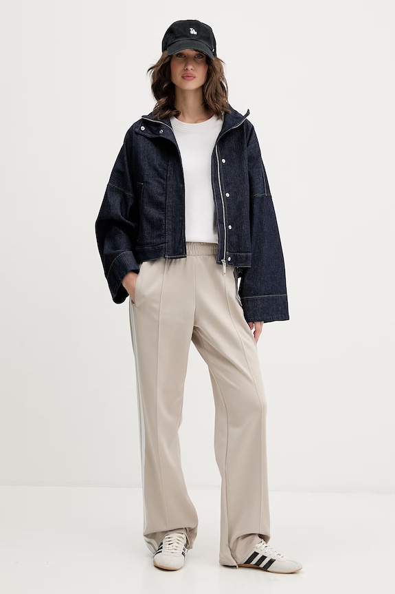 adidas teplákové nohavice dámske KF8285 béžová SS26