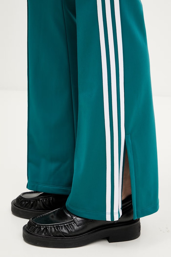 adidas Originals zvonové nohavice dámske tyrkysová KS1404