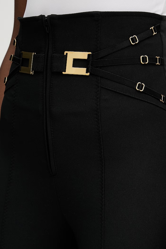 Elisabetta Franchi панталон дамски черен PA15861E2