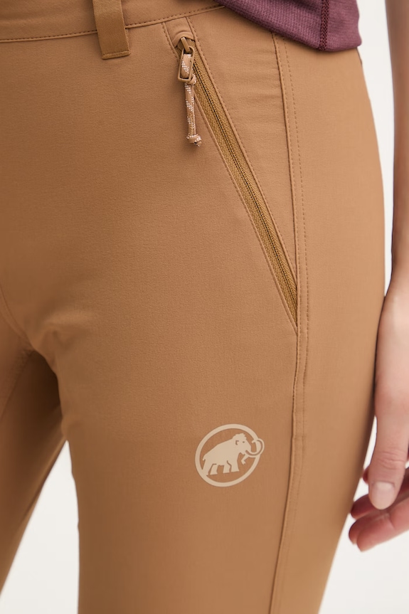 Mammut spodnie trekkingowe damskie Runbold IV brązowy 1022.02590