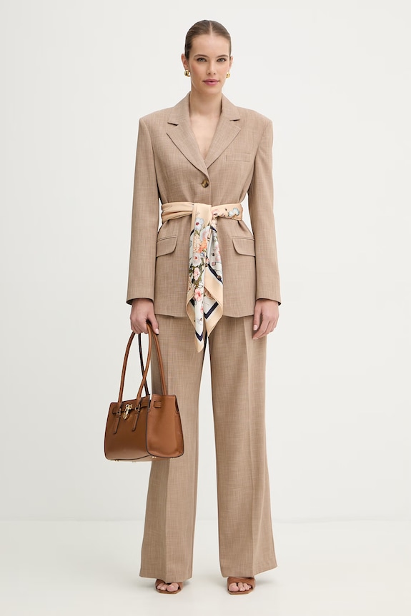 Liu Jo pantaloni WA6167.T332A bej SS26
