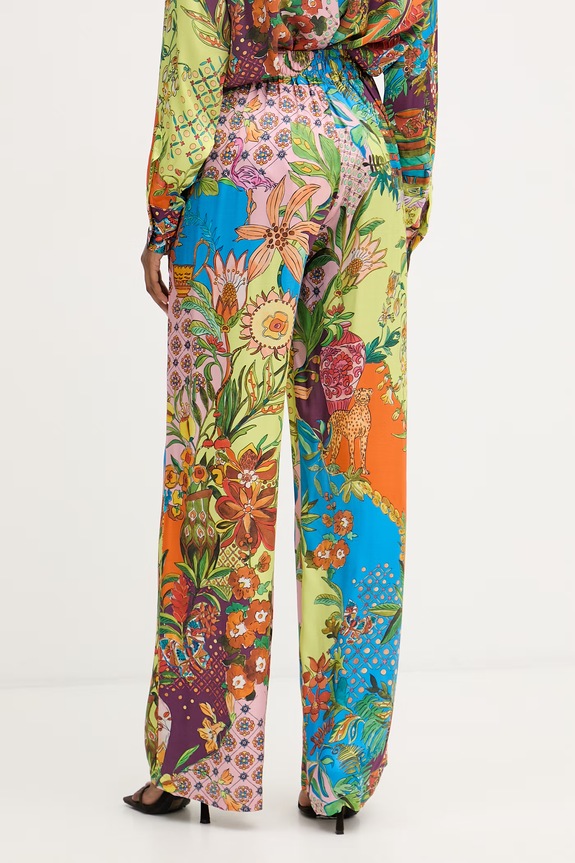 Îmbrăcăminte Liu Jo pantaloni pentru femei, cu vâscoză WA6484.T473A multicolor