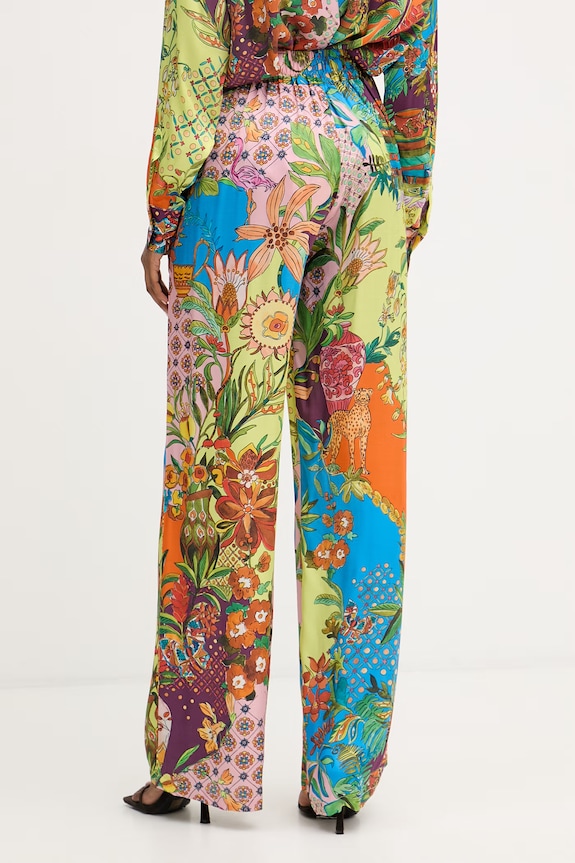 Îmbrăcăminte Liu Jo pantaloni pentru femei, cu vâscoză WA6484.T473A multicolor
