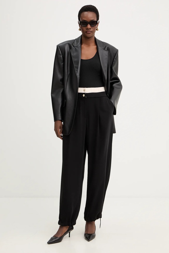 Παντελόνι Liu Jo TA6150.TS923 μαύρο SS26