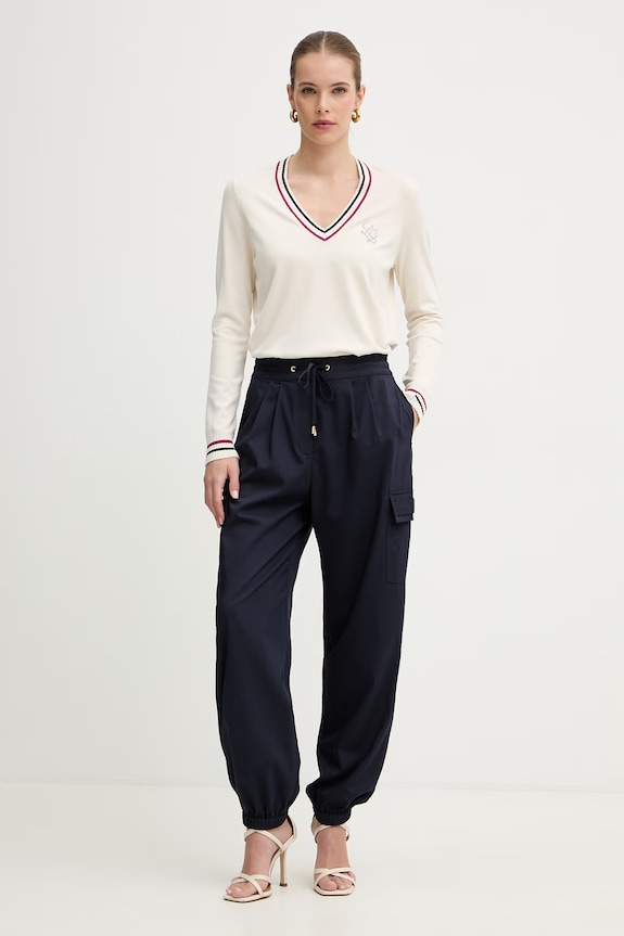 Liu Jo pantaloni TA6154.TS922 bleumarin SS26