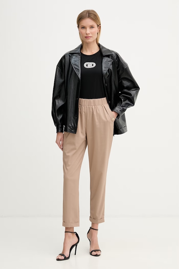 Liu Jo pantaloni TA6255.TS922 maro SS26