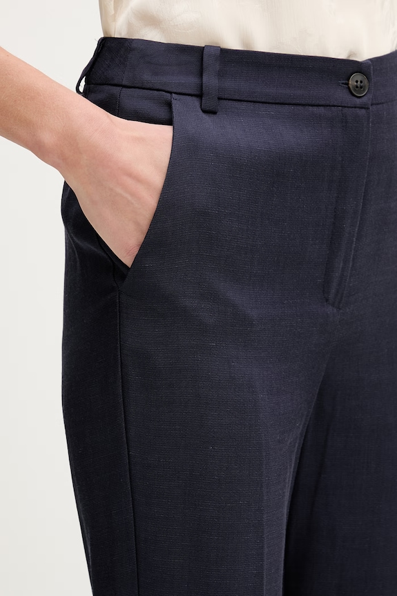 Marella pantaloni con lana Emme by Marella blu navy 2615131291200