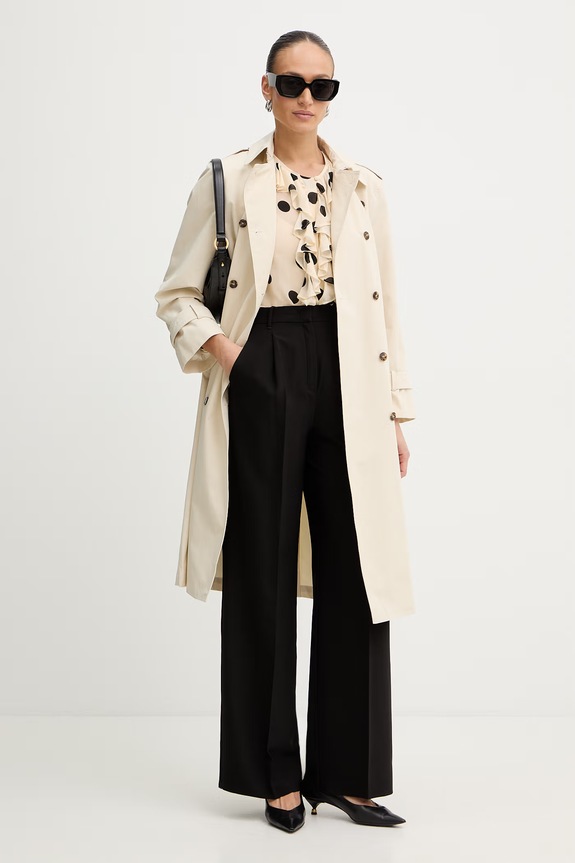 Kalhoty Marella Emme by Marella 2615131331200 černá SS26