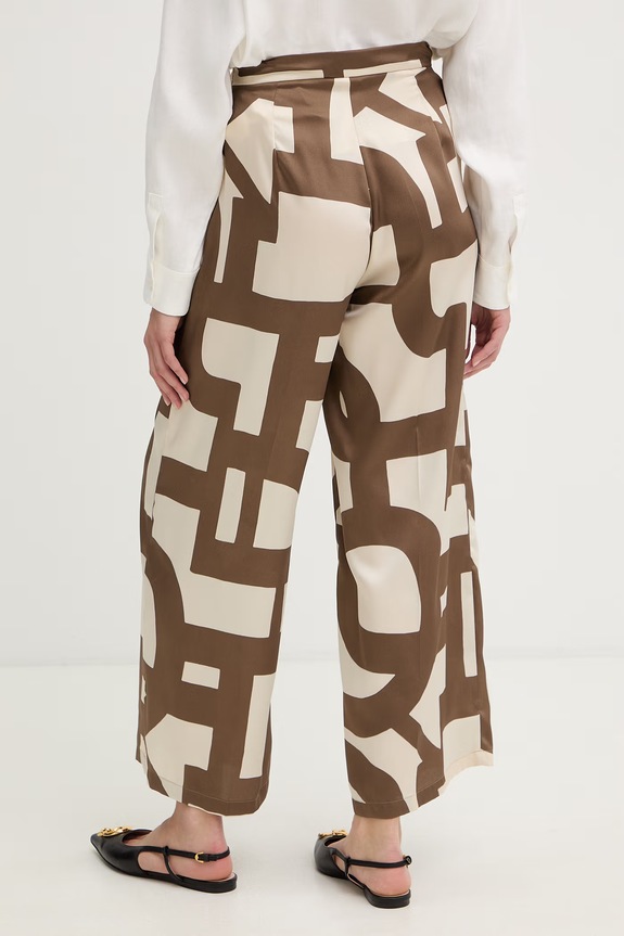 Ρούχα Marella παντελόνι Γυναικείο Emme by Marella 2615131152200 καφέ