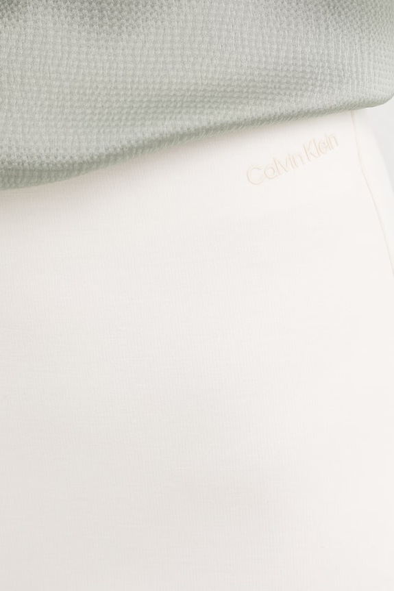 Calvin Klein Nohavice dámske s viskózou LV044F204G béžová