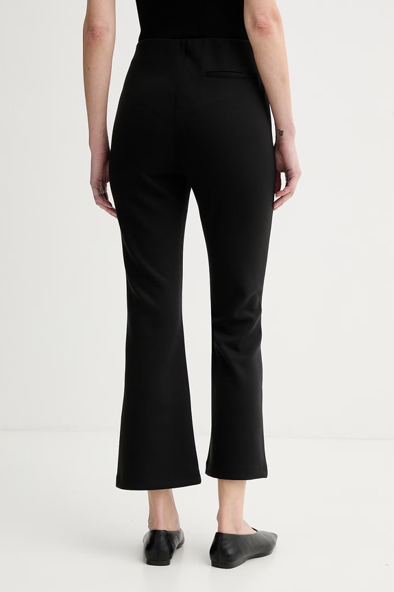 Oblečenie Calvin Klein nohavice dámske s viskózou LV044F204G čierna