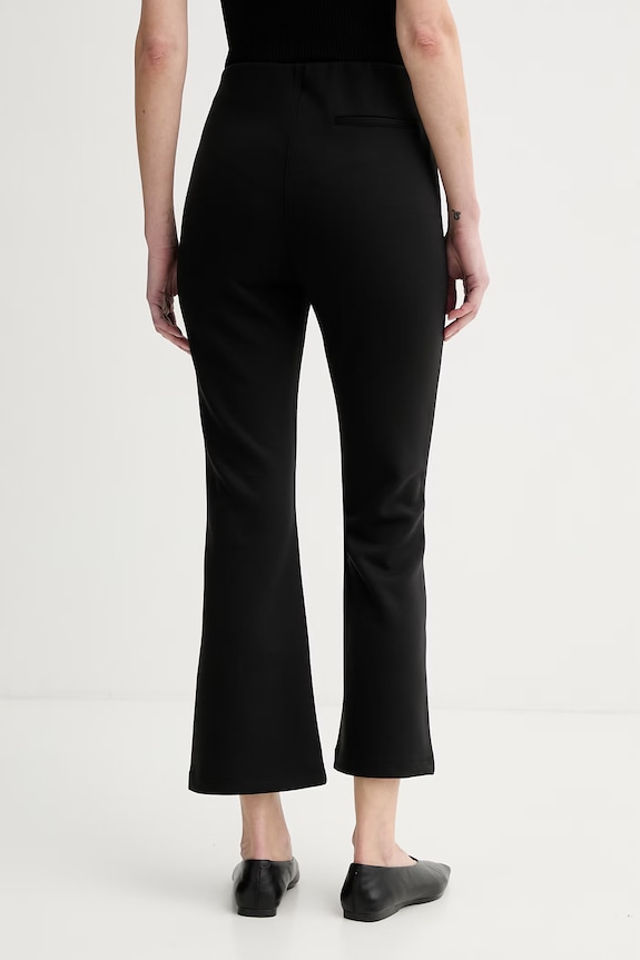Oblečenie Calvin Klein nohavice dámske s viskózou LV044F204G čierna