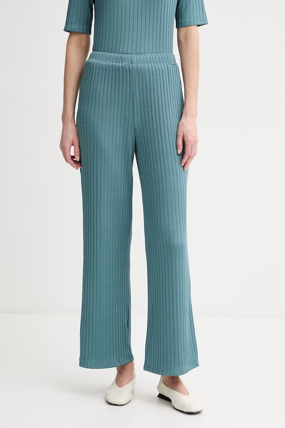Calvin Klein nohavice dámske tyrkysová LV044F273G