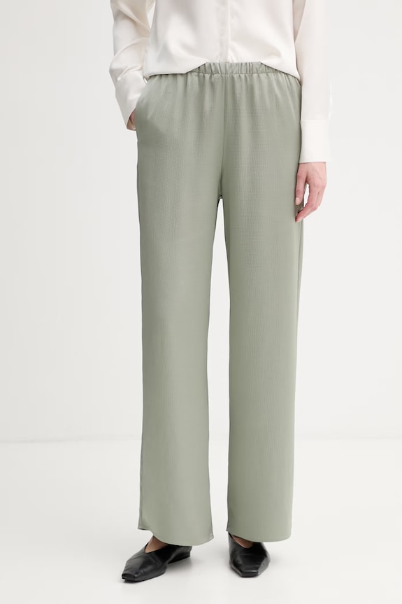 Calvin Klein pantaloni pentru femei verde LV044F611G