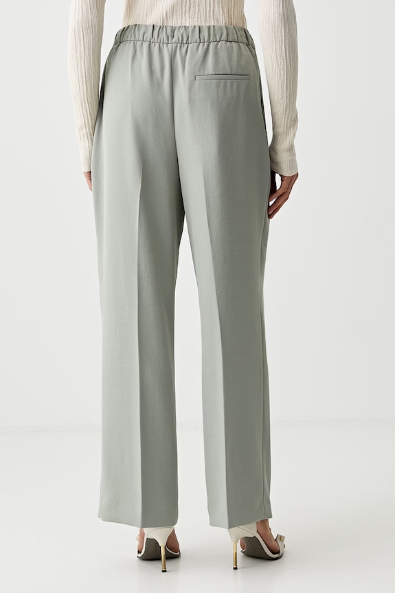 Oblečenie Calvin Klein nohavice dámske LV044F646G zelená