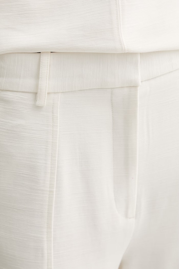 Calvin Klein nohavice dámske s viskózou béžová LV044F651G