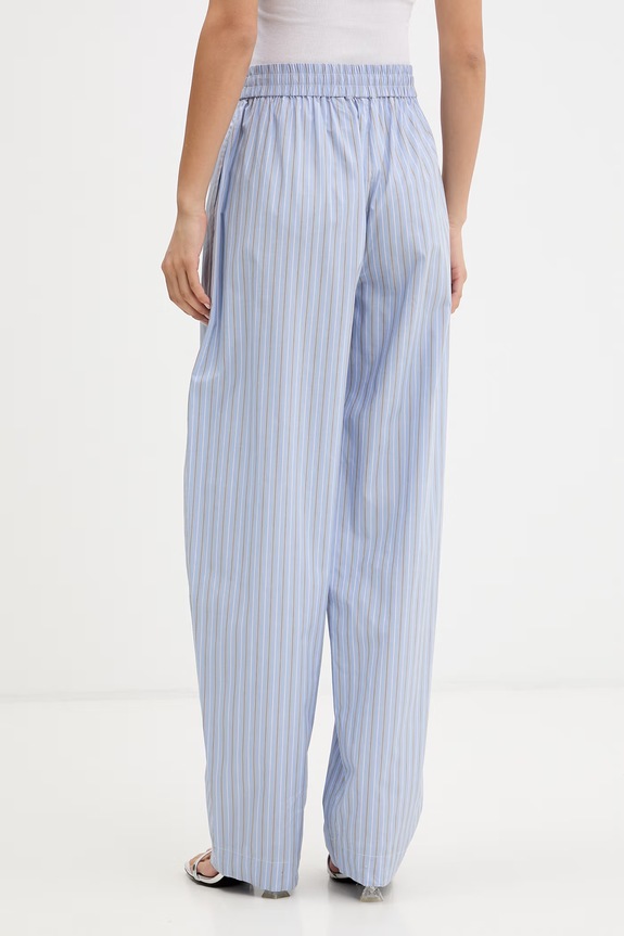 Îmbrăcăminte Rotate pantaloni pentru femei din bumbac 1153643082 albastru