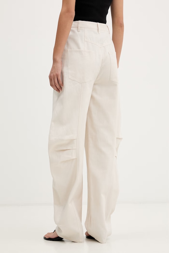 Îmbrăcăminte Rotate pantaloni pentru femei, cu in 1155062059 bej