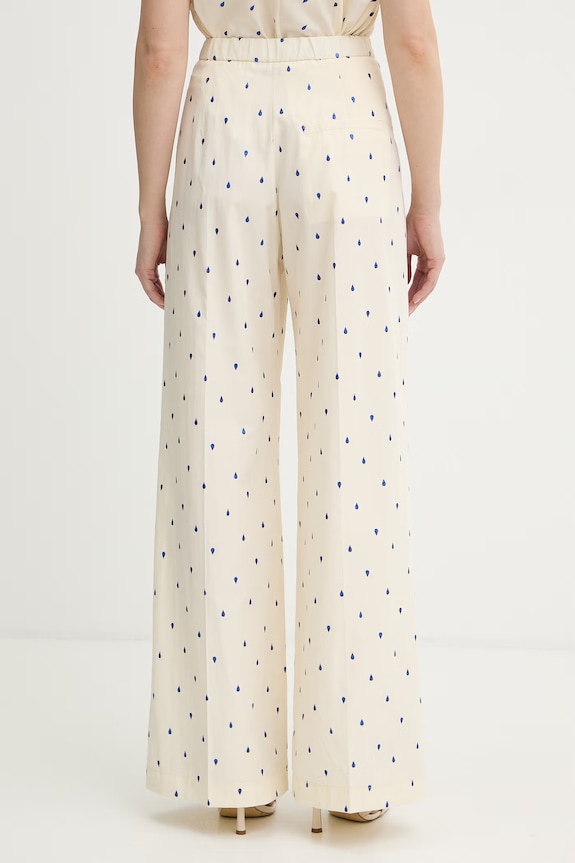 Odzież Forte Forte spodnie 14576.my.pants beżowy