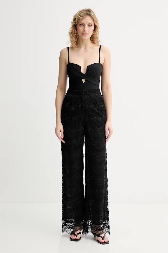 Twinset palazzo női pamut 261TP2901 fekete SS26