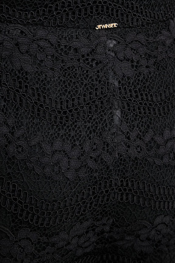 Twinset palazzo női pamut fekete 261TP2901