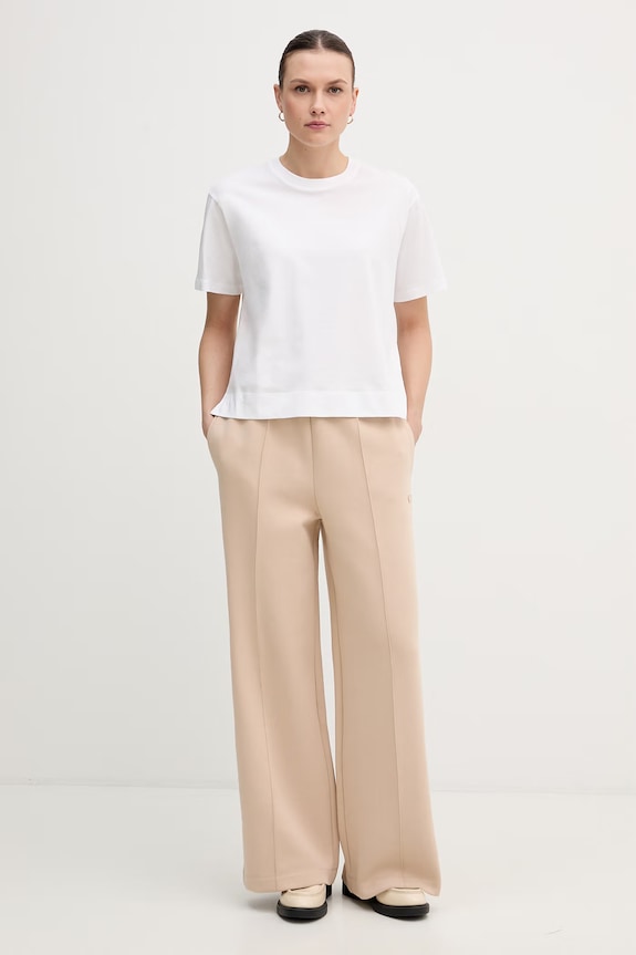 Dámske teplákové nohavice Lacoste XF0041 béžová SS26