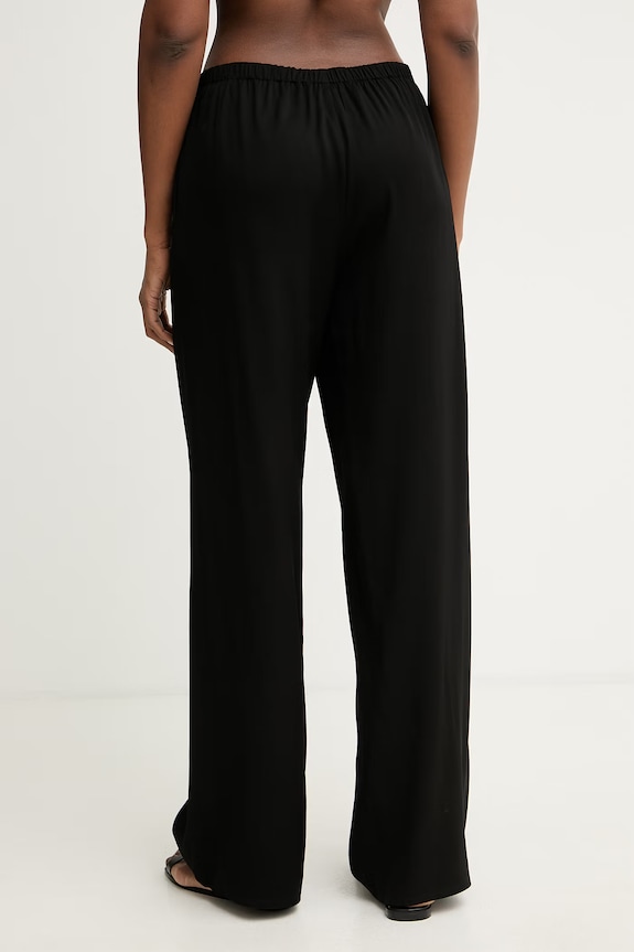 Odzież Trussardi spodnie damskie z wiskozy P271A002361N czarny