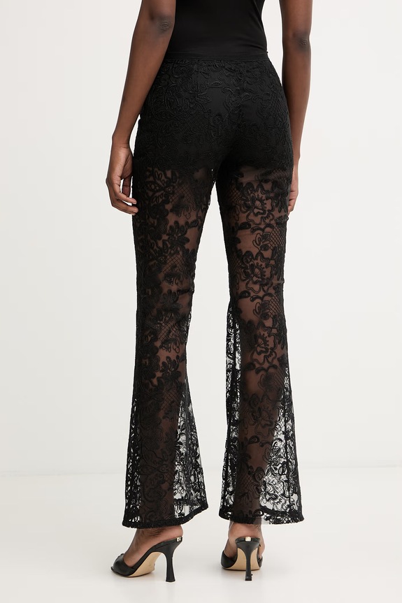 Îmbrăcăminte Twinset pantaloni pentru femei, din dantelă 261AQ2042 negru