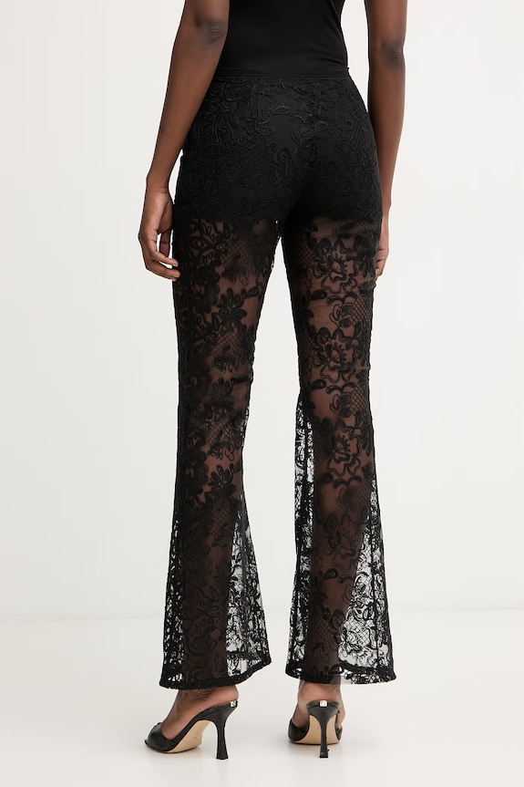Îmbrăcăminte Twinset pantaloni pentru femei, din dantelă 261AQ2042 negru