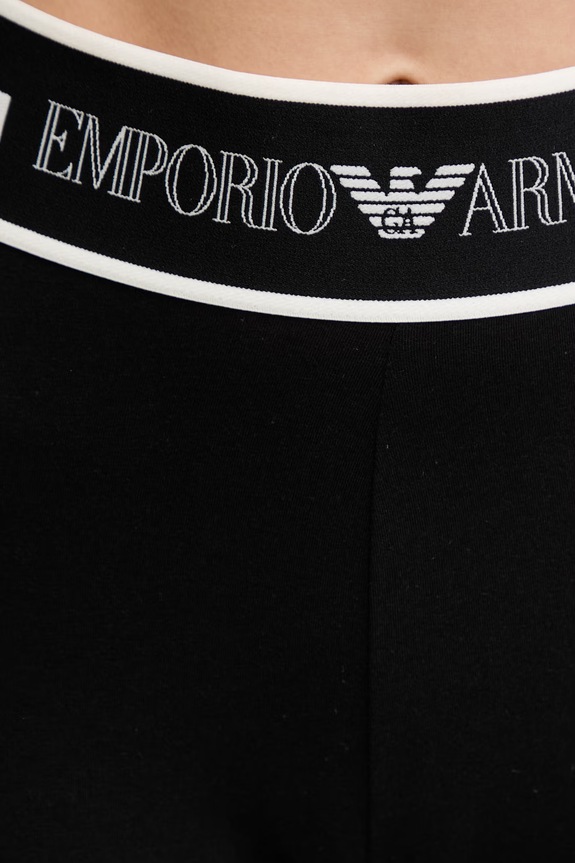 Легінси лаунж Emporio Armani Underwear чорний EW003673.AF19023