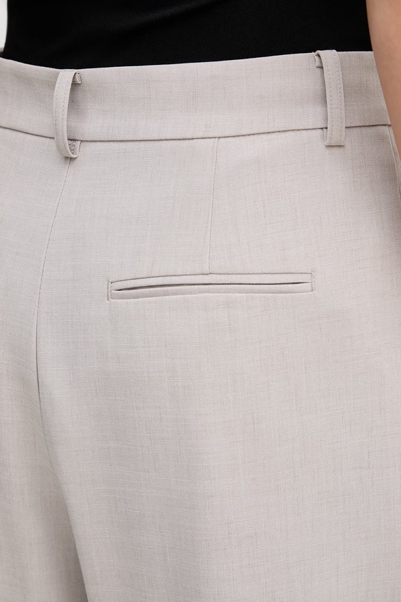 Sisley Παντελόνι γυναικείο γκρί 48WGLF08J