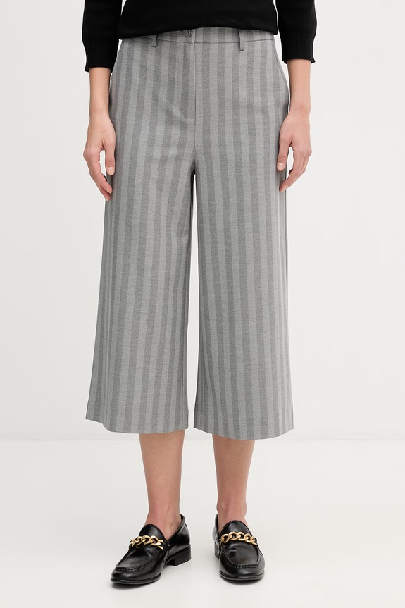 Sisley pantaloni drept gri 4LMTLF08A