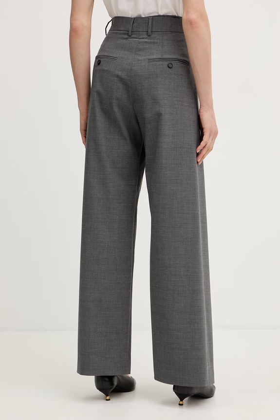 Ρούχα Παντελόνι με προσθήκη μαλλιού MM6 Maison Margiela S52KA0518.M35733.860M γκρί