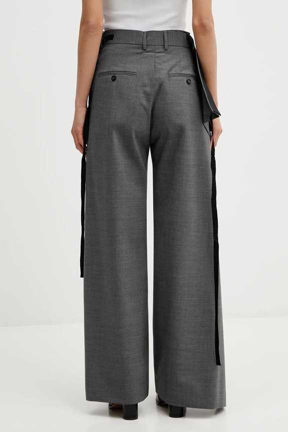 Hlače s dodatkom vune MM6 Maison Margiela S52KA0518.M35733.860M