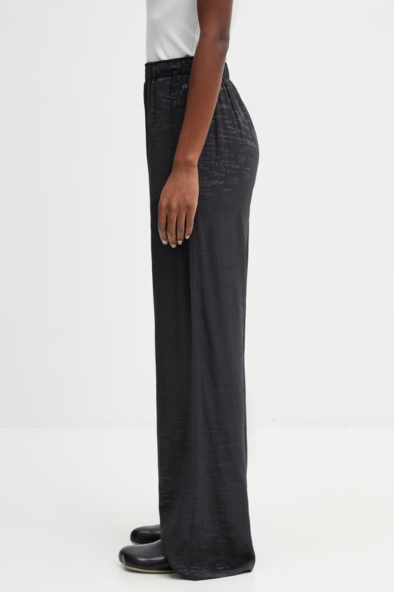 MM6 Maison Margiela Hlače ženske S52KA0529.M35737.002J črna SS26