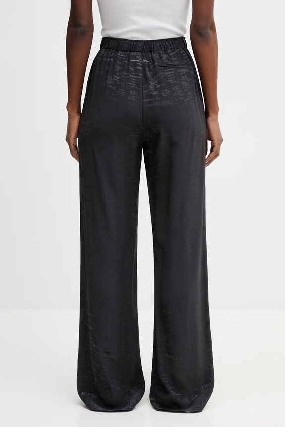 Odzież MM6 Maison Margiela spodnie damskie S52KA0529.M35737.002J czarny