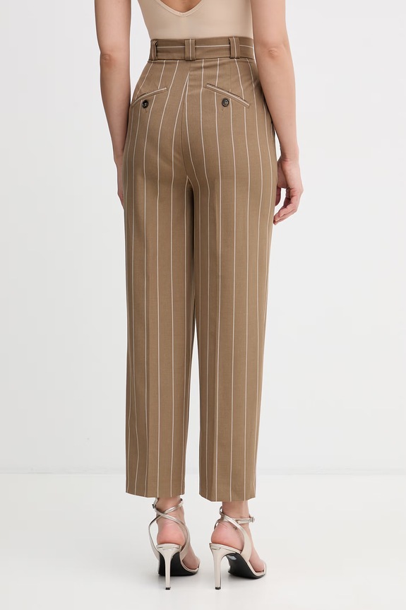 Îmbrăcăminte United Colors of Benetton pantaloni pentru femei 46Q2DF0AH maro