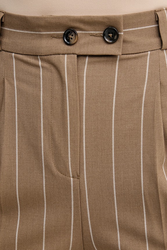 United Colors of Benetton pantaloni pentru femei maro 46Q2DF0AH