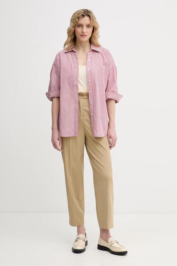 United Colors of Benetton nohavice dámske 4962DF0AH béžová SS26