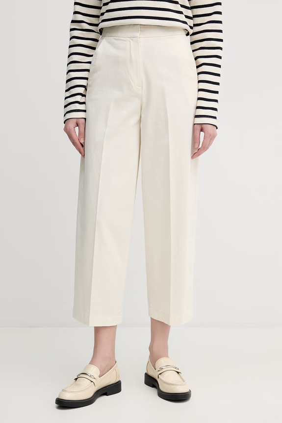 United Colors of Benetton pantaloni de damă din bumbac bej 4FRXDF0B0