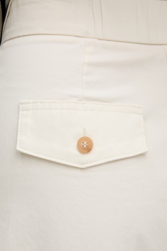 United Colors of Benetton pantaloni de damă din bumbac bej 4FRXDF0B0