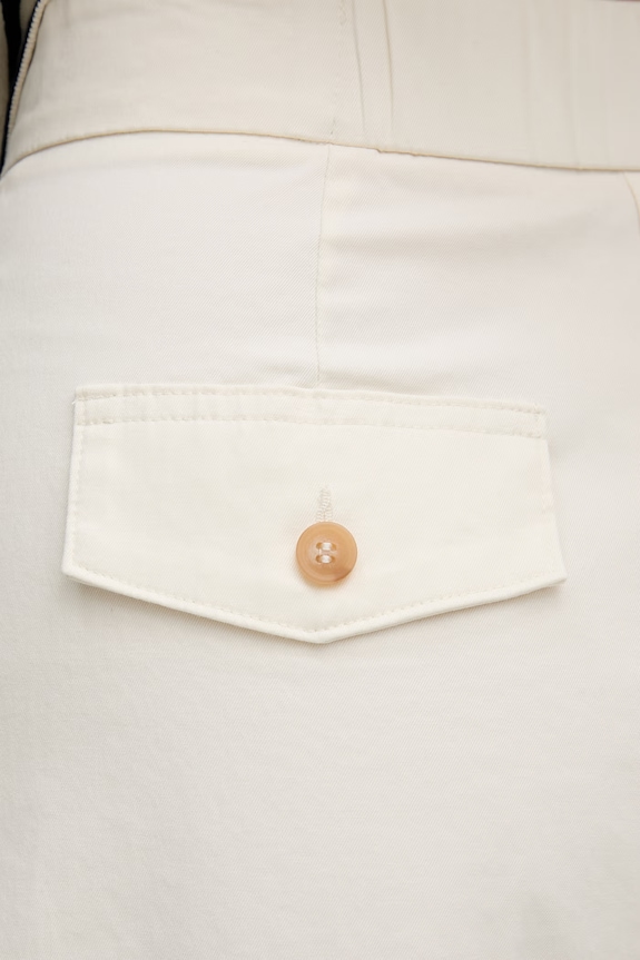United Colors of Benetton pantaloni de damă din bumbac bej 4FRXDF0B0