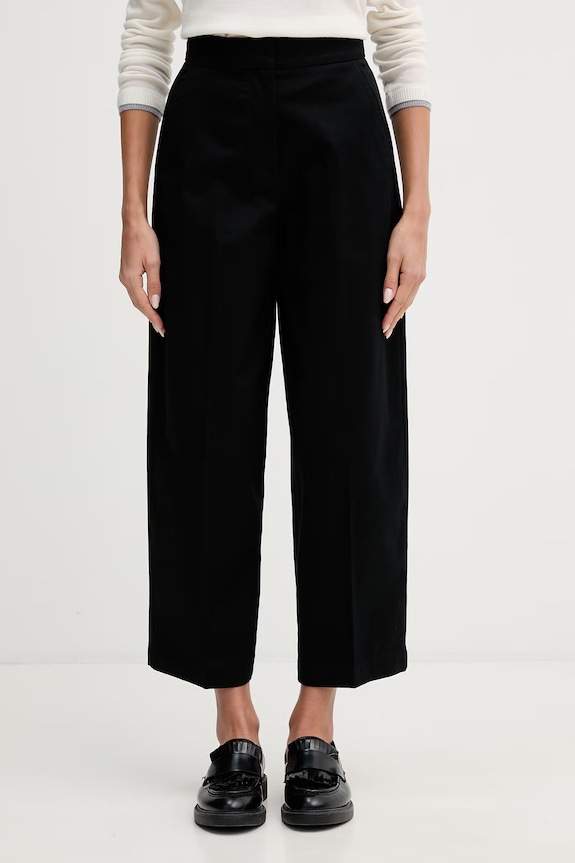 United Colors of Benetton pantaloni de damă din bumbac negru 4FRXDF0B0