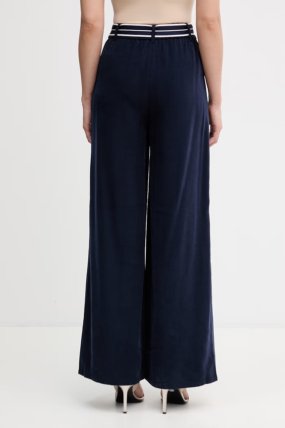 Ρούχα United Colors of Benetton Γυναικείο Παντελόνι με βισκόζη 45MGDF0B6 σκούρο μπλε