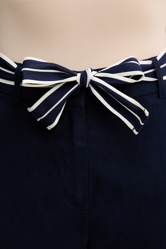 United Colors of Benetton Γυναικείο Παντελόνι με βισκόζη σκούρο μπλε 45MGDF0B6