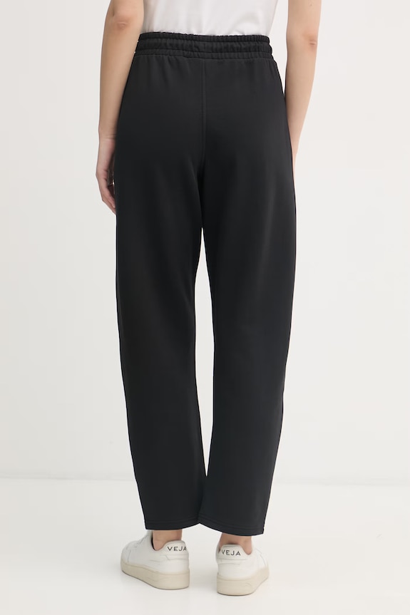 Odzież Calvin Klein Jeans spodnie dresowe damskie bawełniane LV047F210G czarny