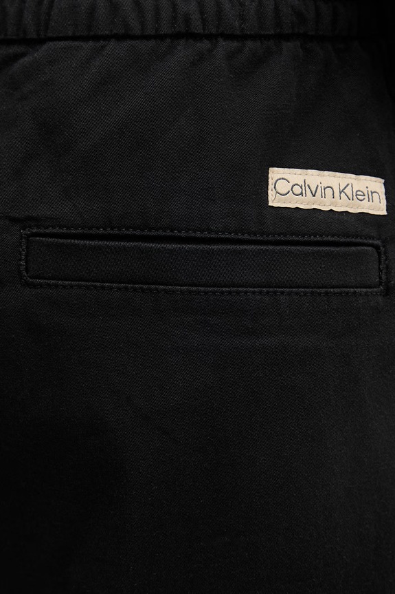 Calvin Klein Jeans pantaloni pentru femei, cu bumbac negru LV047F623G
