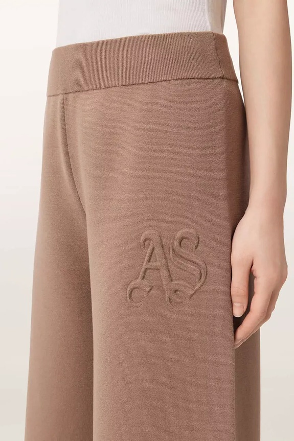 Παντελόνι AllSaints SONNY καφέ W029TE